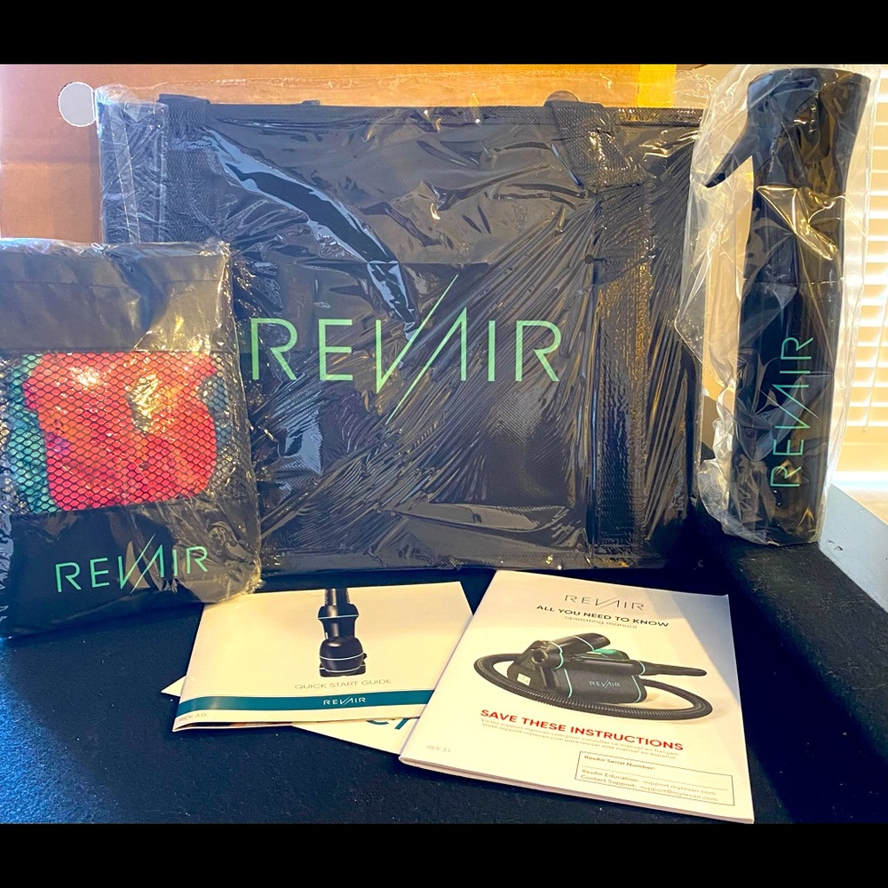 RevAir brand new in the box, with all accessories.